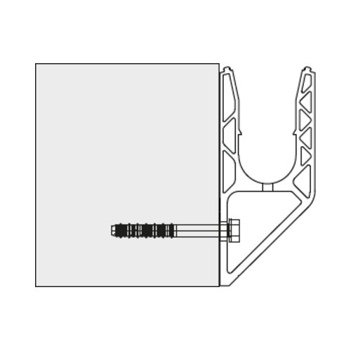 Schéma technique du profil Y — fixation latérale déportée