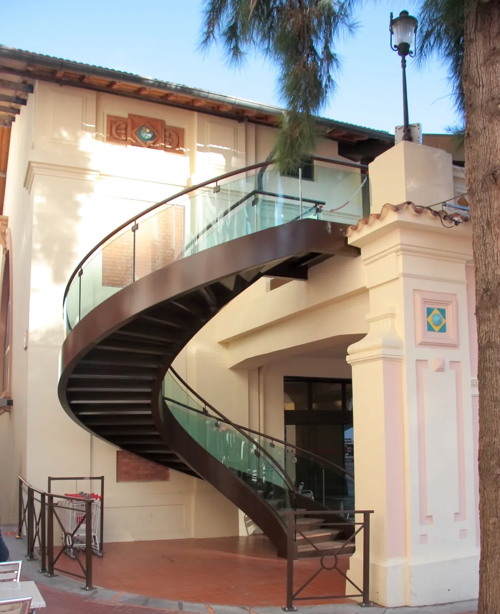 Escalier — Garde-corps bombé escalier