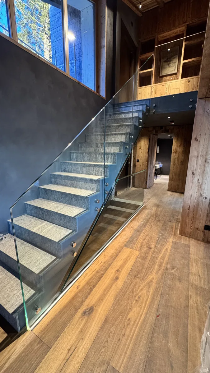 Escalier — Hôtel Six Sens Crans Montana (Suisse)