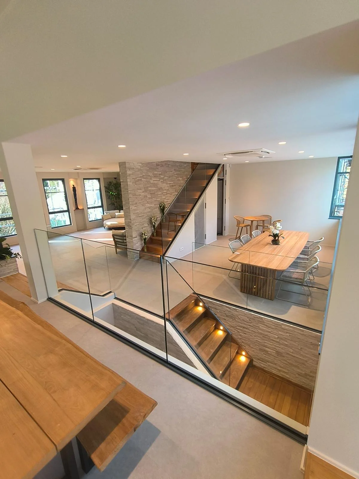 Mezzanine — Garde-corps mezzanine, Villa prestige